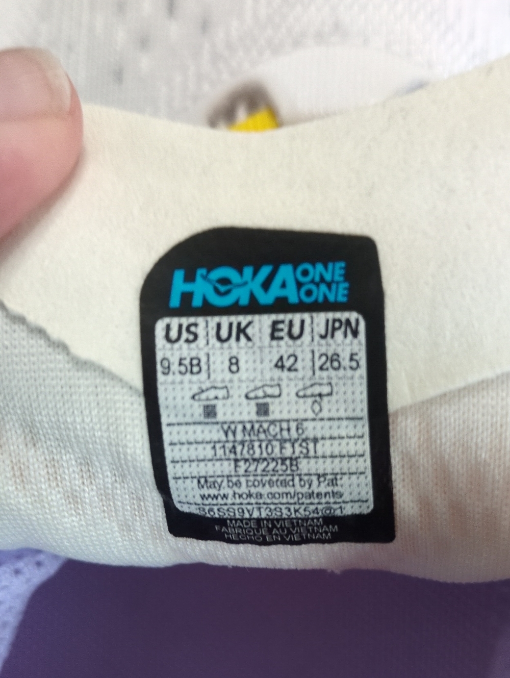 Hoka Mach 7 Women's Running Shoes 9.5B - Picture 5 of 5